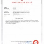 TSE Hizmet Yeterlilik Belgesi